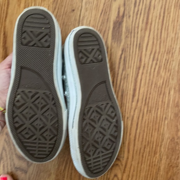 Silver glitter converse - Picture 3 of 5
